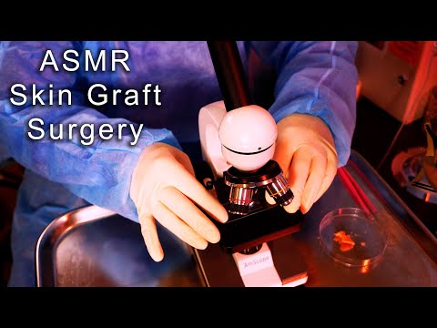 ASMR Surgery Skin Graft | Medical Hospital Role Play