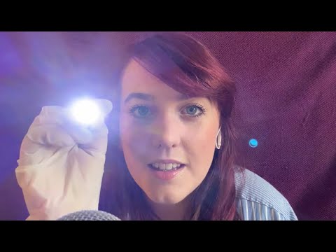 ASMR | DR RP | Check up (Latex Gloves, Light and ear clean)