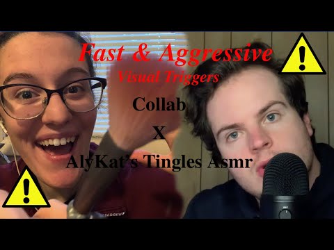 ⚡️ Fast and aggressive Visual Triggers + Collab with AlyKat’s Tingles Asmr