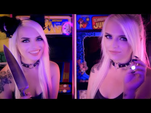 [ASMR] PSYCHO TWINS Examine You & Take You On A Date | Yandere Girlfriend Role Play