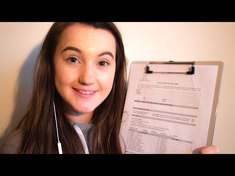 ASMR | Hotel Receptionist Check-In Roleplay