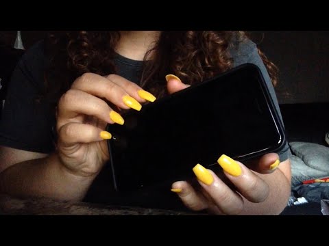 {asmr} fast tapping on an iphone // no talking