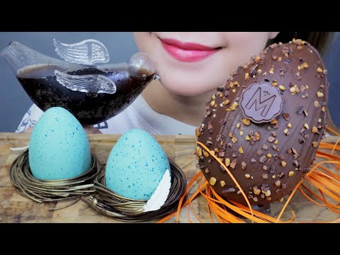 ASMR EATING CHOCOLATE EGGS TO HAPPY EASTER DAY EATING SOUND | LINH-ASMR