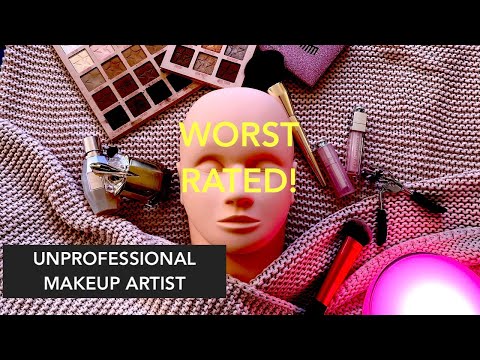 ASMR | You`re in a makeup salon but it gets worse the longer it takes - worst rated makeup artist