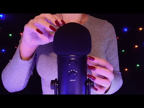 ASMR - Fast Scratching All Over the Microphone [No Talking]