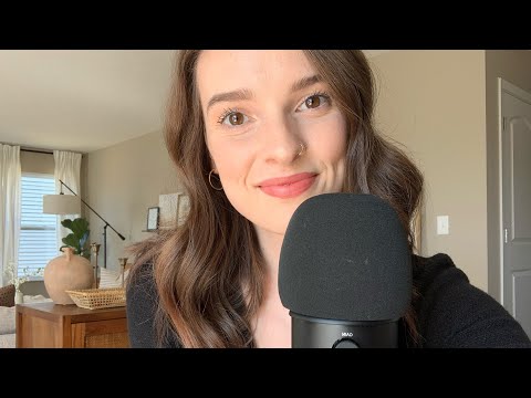 ASMR | Ear to Ear Whispers and Triggers | Tapping, Mouth Sounds, Mic Brushing