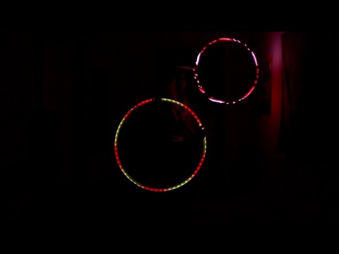 Mesmerizing LED Hula Hooping + Lofi Beats for Unintentional ASMR⚡️ ft. Jamie Spins♥️