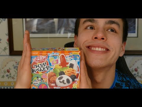 ASMR: Eating and Making Japanese Candy / DIY Japanese Candy Box Set