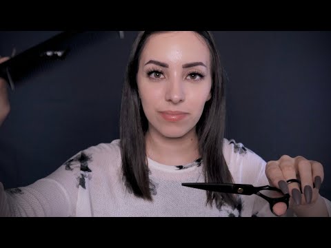 ASMR Big Sister Cuts Your Hair - RP