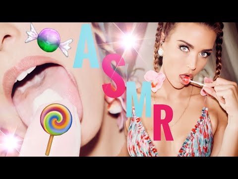 ASMR Gina Carla 👄 Most Extreme Lollipop Candy Eating Sounds!