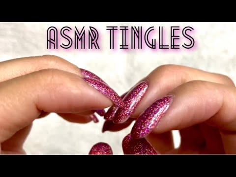 ASMR Finger Flutters and Nail Tapping