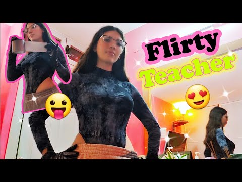 POV ASMR Flirty Teacher Kidnaps You with Leather Gloves & Duct Tape Cause YOU DIDN'T LISTEN