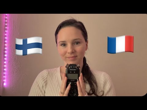 French vs Finnish ASMR (Français & Suomi)