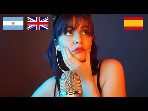 Enseñandote Argentino, Español E Inglés | ASMR Bilingue | Movimiento de Manos