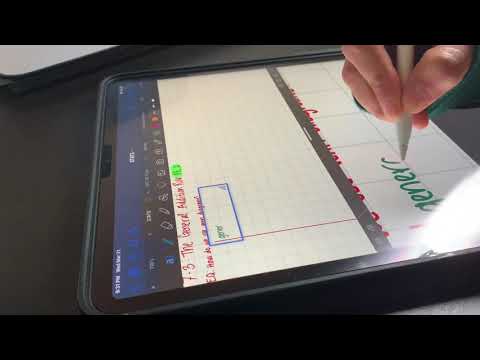 ASMR Taking Notes on iPad [Whispering and Pencil Sounds]+[iPad Triggers]