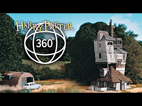 The Burrow 360 VR ◈ Immersive Harry Potter Ambience Experience/ Look Around the scene ◈ The Weasleys