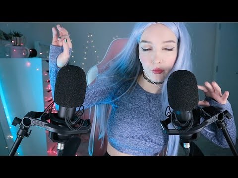 ASMR | Ear to Ear Kisses with Close Whispers for Sleep