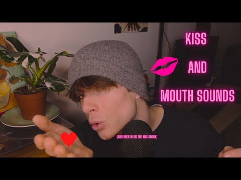 ASMR 💋 KISS AND MOUTH SOUNDS 💋 (et respiration sur le micro)