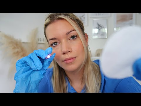 ASMR Face Mapping Clinic | Relaxing Skin Analysis Roleplay