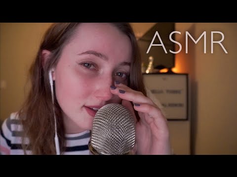 ✨ASMR✨ tingly whispers with face touching & some new triggers