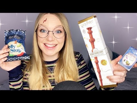 ASMR Trying Harry Potter Candy (Whispered)