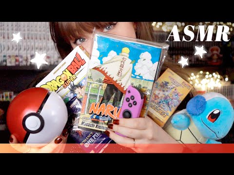 ASMR ✨*New Mic!* Trigger Assortment ◕⩊◕ ✨Whispers, Tapping, Crinkles, Manga, TCG & Fabric Sounds