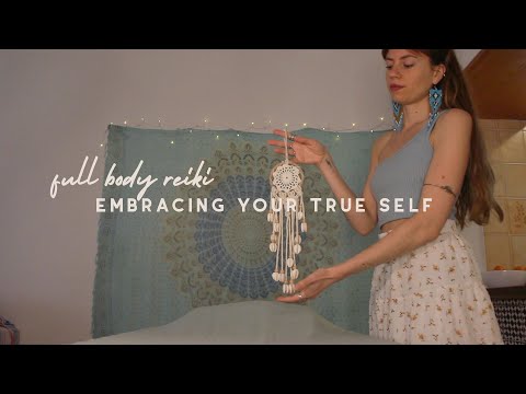 full body ASMR REIKI | embracing your true self for 2022 | letting go, plucking negative energy