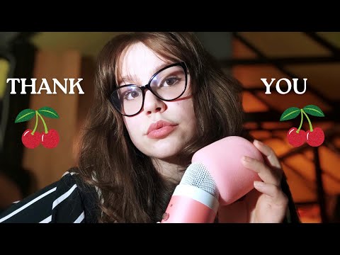 ASMR | THANK YOU FOR 1K SUBS ❤🍒 | My First Asmr Video With My New Mic