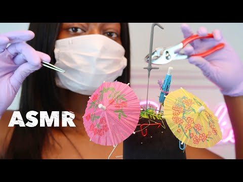 [ASMR] Removing Pointy Objects * Cleaning Up Mic