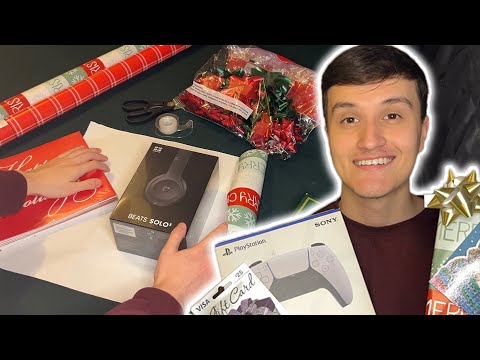 ASMR | Wrap Christmas Presents With Me 🎄🎁