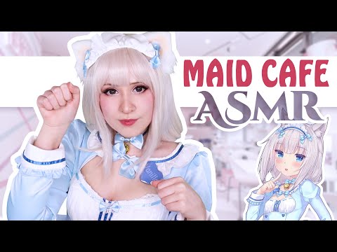 Cosplay ASMR - Maid Vanilla Serves You! ♡ ~ Nekopara Maid Café Roleplay - ASMR Neko