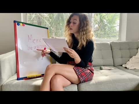 [ASMR] Miss Bell Teaches A French Lesson