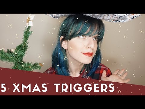 ASMR 💤 5 Xmas triggers 🎄 Tapping, papers sounds & more ✨