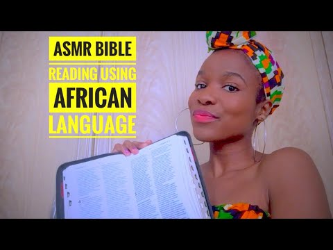 Christian ASMR Bible Reading Genesis + whispered in an African language📖🙇🏿‍♀️