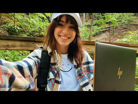 ASMR | Come with Me on a Hike ~ Cabin in the Woods, Rainy Relaxing Roadtrip