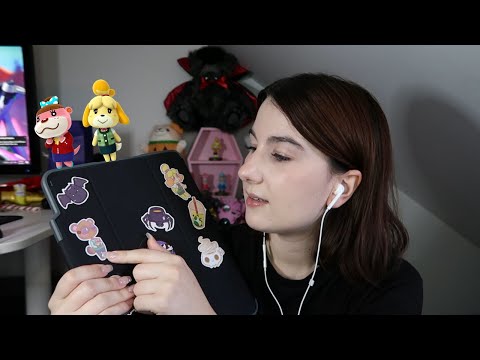 ASMR Reading Every Animal Crossing Villager Name (Up Close, Gum Chewing, Tingly Mouth Sounds)