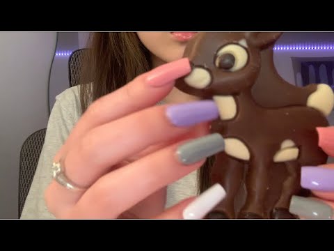 ASMR Chocolate tapping and scratching