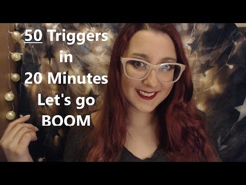 50+ ASMR Triggers in 20 Minutes l #Fast&FuriousTingles l common & uncommon triggers