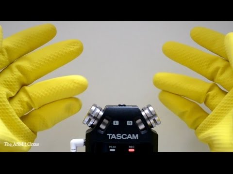 ASMR Rubber Gloves . No Talking . Close Up Sounds & Visuals