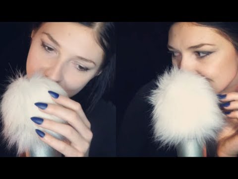 ASMR Soft Brushing By TWINS & Inaudible Whispersss | Mouth Sounds
