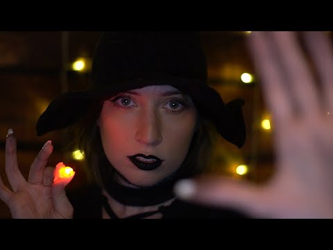 Witch Friend Eats Your Negative Energy & Stress • ASMR Roleplay, Lights, Hand Movements, Eye Contact