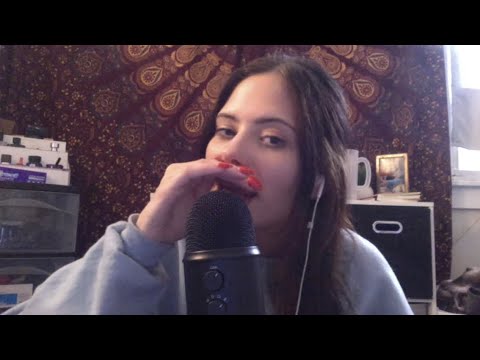 ASMR Clicky Inaudible/Unintelligable Whispering With Hand Movements