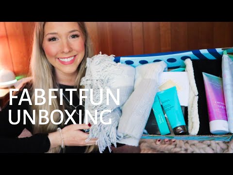 ASMR Unboxing FabFitFun Winter Box!