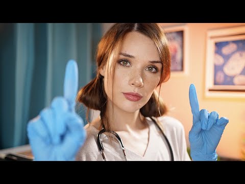 ASMR The MOST Detailed Cranial Nerve Exam - Doctor Roleplay Ear, Eye Exam