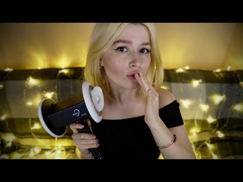 ASMR 3Dio gentle finger kisses, mouth sounds 😘 Echo effect, wet sounds for relaxation and sleep 😴