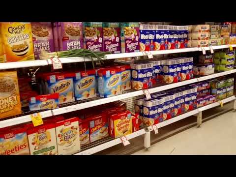 ASMR - Breakfast Cereals - Australian Accent - Chewing Gum & Describing Cereals in a Quiet Whisper