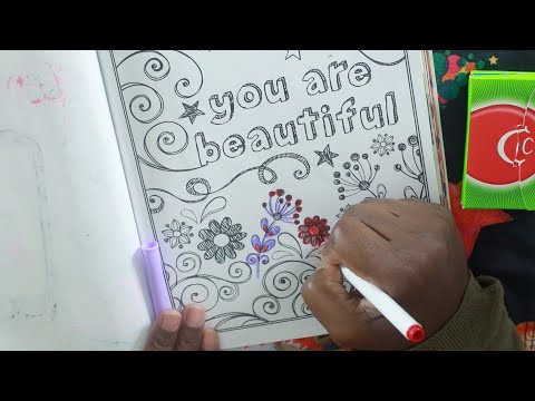 You Are Beautiful Coloring ASMR Chewing Gum