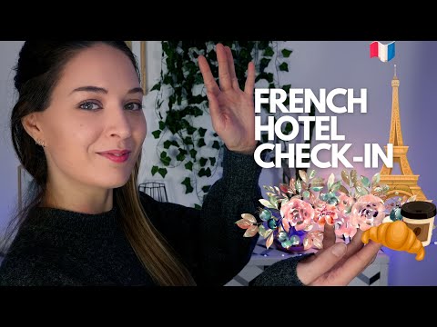 ASMR | Hotel check-in | Welcome to Paris  (Soft spoken | Close attention)