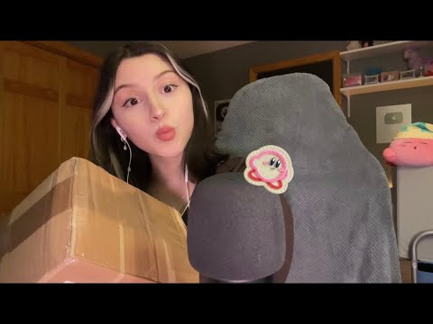 ASMR UNBOX WITH ME 💌 kirby’s epic yarn exclusive plush, tapping, whispers + lil life catching up