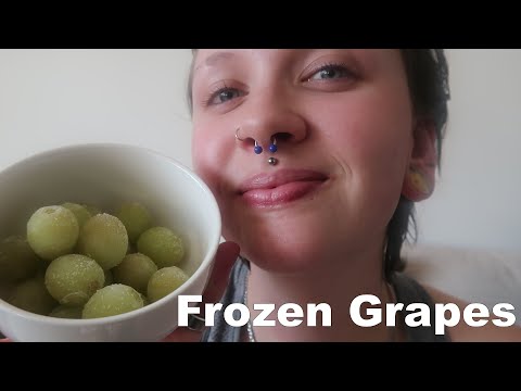 ASMR Frozen Grapes